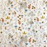 Algodón estampado PAPUNYA Blanco / Multicolor vintage